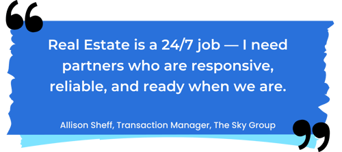 Every Transaction is itself an event full of people who are truly invested in every deadline and milesotone-5