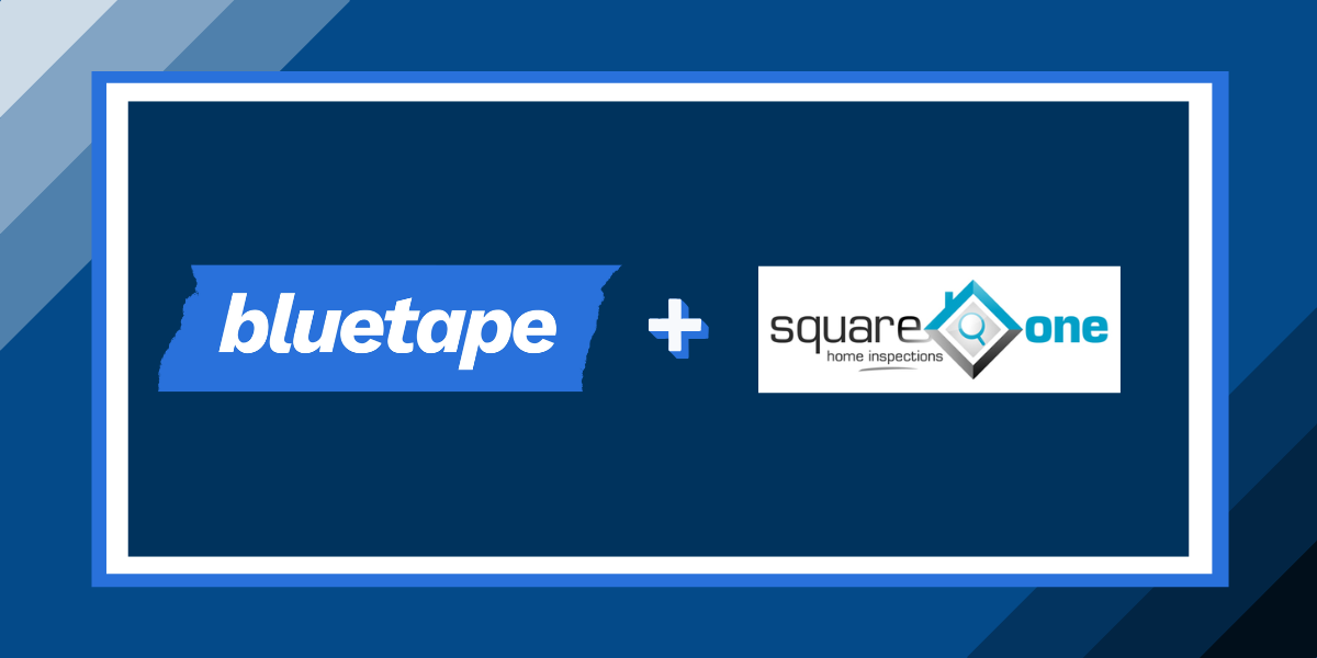 Bluetape and Square One Home Inspections logo